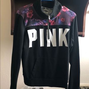 PINK HALF ZIP